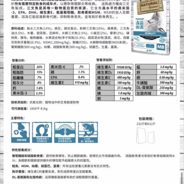 汪汪關節與活動力配方糧